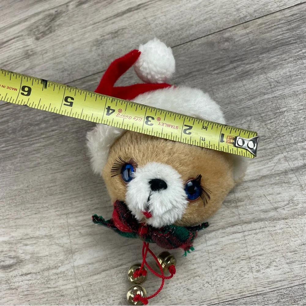 2 Vintage 1985 Plush Door Knob Cover House Of Lloyd + Mouse Santa Christmas